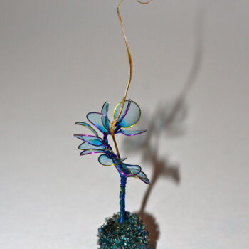 Sculpture titled "Water Seed" by Tina Lane, Original Artwork, Resin