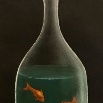 Painting titled "Substance" by Tina Asadova, Original Artwork, Pastel