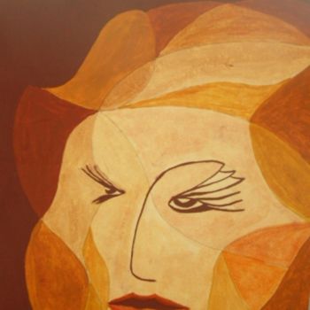 Картина под названием "Amanda ou ... Lear" - Tina M. De Montorge, Подлинное произведение искусства, Акрил