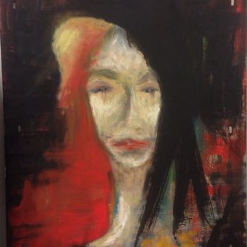 Painting titled "Lady" by Tina M. De Montorge, Original Artwork