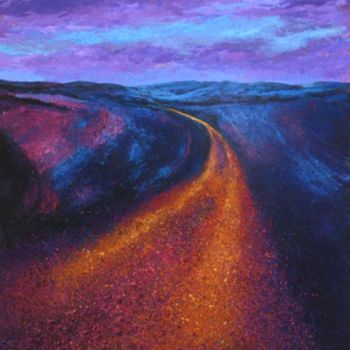 Painting titled "HORIZONTES 3 CAMINO" by Tina Gonzalez Marquez, Original Artwork