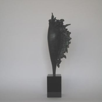 Sculpture titled "Capsule 1/8" by Tina Lintvelt, Original Artwork, Metals