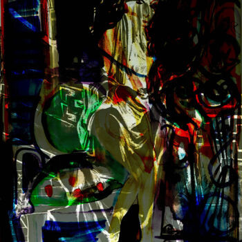 Pittura intitolato "we’re going to chin…" da Tinge, Opera d'arte originale, Collage digitale