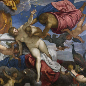 Malarstwo zatytułowany „L'Origine de la Voi…” autorstwa Tintoretto, Oryginalna praca, Olej