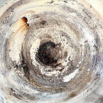 Картина под названием "Wheels in the sky 3" - Tiny De Bruin, Подлинное произведение искусства, Акрил Установлен на Деревянна…