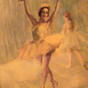 Ζωγραφική με τίτλο "DANCER POR FRIED PAL" από Tioravantino, Αυθεντικά έργα τέχνης