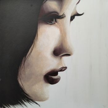 Peinture intitulée "Regard - 2" par Tiphaine Dejonge, Œuvre d'art originale, Acrylique