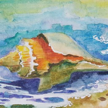 Картина под названием "Дары моря" - Irina Tischenko, Подлинное произведение искусства, Акварель