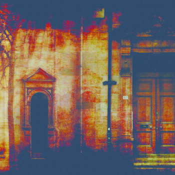 Arte digitale intitolato "Doors Scotland cole…" da Joost Hogervorst, Opera d'arte originale, Fotomontaggio