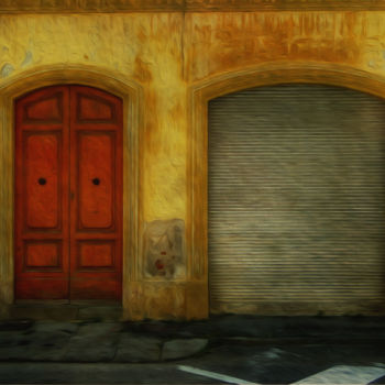 Arte digitale intitolato "doors Italia duo" da Joost Hogervorst, Opera d'arte originale, Pittura digitale