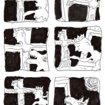 Εκτυπώσεις & Χαρακτικά με τίτλο "Crucifixions" από Titi Montana, Αυθεντικά έργα τέχνης, Ψηφιακή εκτύπωση