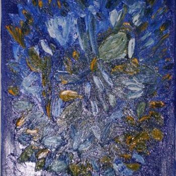 Pittura intitolato "Eclosion" da Martine Villani, Opera d'arte originale