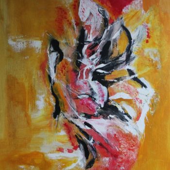 Pintura intitulada "L' effet papillon" por Martine Villani, Obras de arte originais, Acrílico