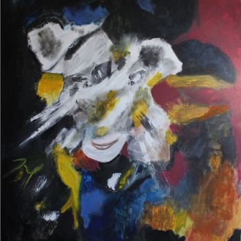 Pittura intitolato "bille-de-clown-2013…" da Martine Villani, Opera d'arte originale, Acrilico