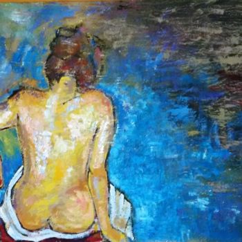 Pintura titulada "desnudo vanina de e…" por Titino Morzone, Obra de arte original, Acrílico