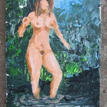 绘画 标题为“Nude” 由Titi Paun, 原创艺术品, 油