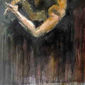 Peinture intitulée "dance" par Titos Kontou, Œuvre d'art originale, Huile