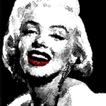 Grafika cyfrowa / sztuka generowana cyfrowo zatytułowany „Marilyn Monroe Drea…” autorstwa Tito Villa, Oryginalna praca
