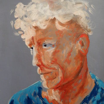 Painting titled "Portrait 2" by Titus, Original Artwork, Oil