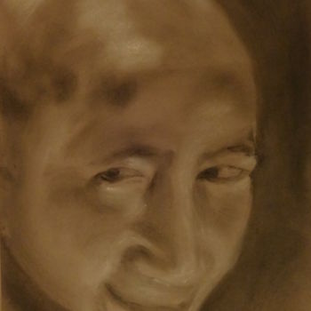 Pintura intitulada "Portrait 8" por Titus, Obras de arte originais, Pastel
