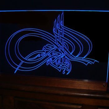 Digitale Kunst mit dem Titel "calligraphie 1 - 20…" von Tayeb Keraoun, Original-Kunstwerk