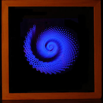 Digital Arts titled "Spirale infinie" by Tayeb Keraoun, Original Artwork, Other
