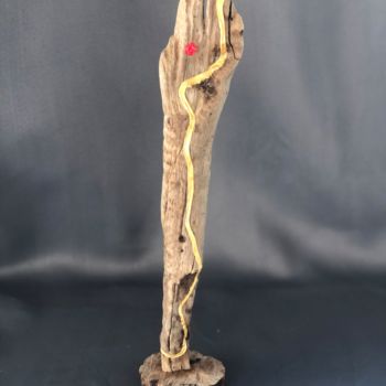 Sculpture titled "Split Personality" by Thomas Mueller, Original Artwork, Wood