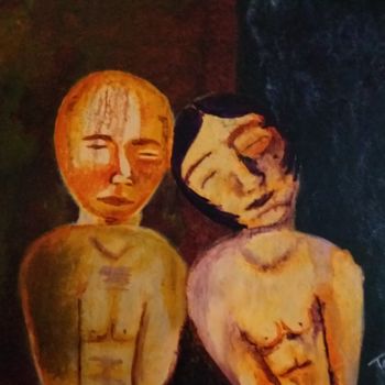 Pintura intitulada "RUSTY LOVE by Thiag…" por Thiago Marcoantonio, Obras de arte originais, Acrílico