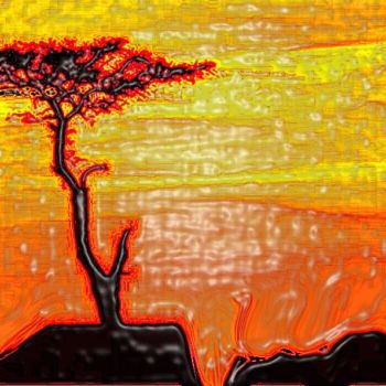 Arts numériques intitulée "Afrika plastik" par Ddtmoin, Œuvre d'art originale