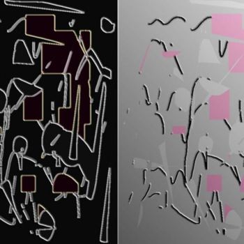 Digitale Kunst mit dem Titel "right tfel" von Mick Bean, Original-Kunstwerk