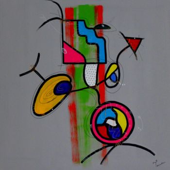 Painting titled "TWIST" by Tocade, Original Artwork, Acrylic