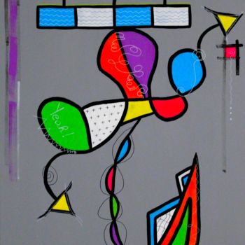 Peinture intitulée "AWAÏ" par Tocade, Œuvre d'art originale, Acrylique