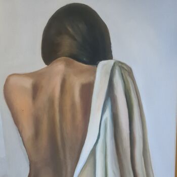 Картина под названием "Незнакомка" - Натали Сницар, Подлинное произведение искусства, Масло