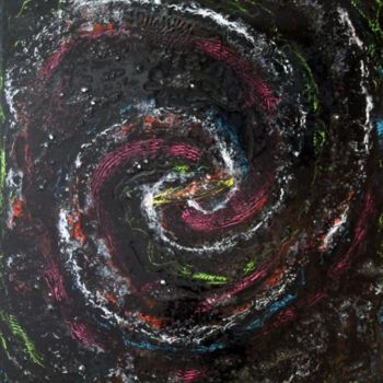 Ζωγραφική με τίτλο "Spiral Galaxy" από Todd Breitling, Αυθεντικά έργα τέχνης