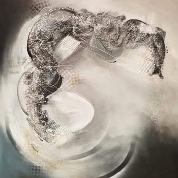 Peinture intitulée "Ice" par Nat Stresser, Œuvre d'art originale, Acrylique