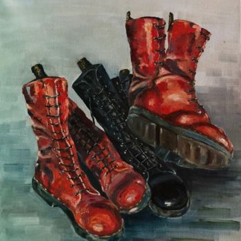 Painting titled "The pairs" by Maisel, Original Artwork, Oil