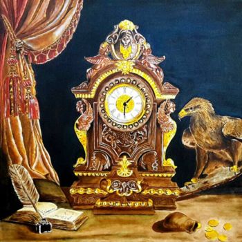 Peinture intitulée ""Knowledge, time, p…" par Alexey, Œuvre d'art originale