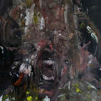 Pintura intitulada "The scream" por Tom Melsen, Obras de arte originais, Acrílico