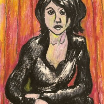 Rysunek zatytułowany „Woman in black” autorstwa Tom68, Oryginalna praca, Inny