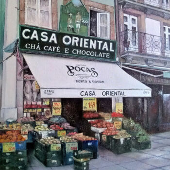 Peinture intitulée "Casa Oriental- Opor…" par Tomás Castaño, Œuvre d'art originale, Huile