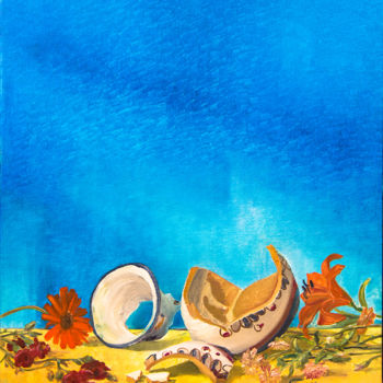 Painting titled "Still Life" by Tomas Hed, Original Artwork