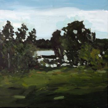 Painting titled "Lake IV" by Tomas Jokubonis Jr, Original Artwork