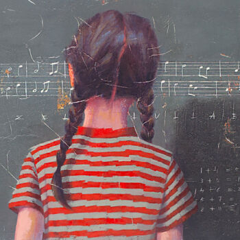 Картина под названием "DON'T FORGET" - Tomasa Martin, Подлинное произведение искусства, Масло Установлен на Деревянная рама…