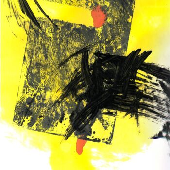 Printmaking titled "Der Ritter 2 copy 2…" by Tomasz Czermiński, Original Artwork, Monotype