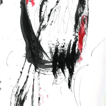 Рисунок под названием "Abfale 3" - Tomasz Czermiński, Подлинное произведение искусства, Пигменты