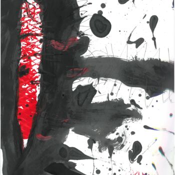 Malarstwo zatytułowany „HARGH 2” autorstwa Tomasz Czermiński, Oryginalna praca, Pigmenty