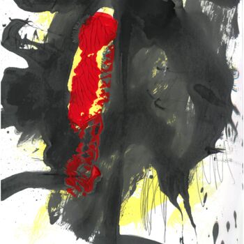 Painting titled "HARGH 3" by Tomasz Czermiński, Original Artwork, Pigments