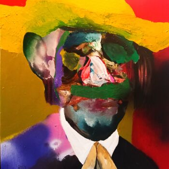 Картина под названием "Afredo Garcia" - Tomasz Tobolewski, Подлинное произведение искусства, Масло