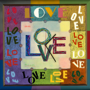 Painting titled "LOVE" by Tomasz, Original Artwork, Acrylic