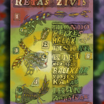 Painting titled "Retas Zivis (Rare F…" by Tomasz, Original Artwork, Oil